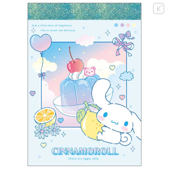 Japan Sanrio Mini Notepad - Cinnamoroll : Dessert Jelly - 1