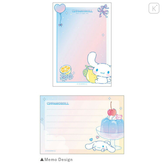 Japan Sanrio Mini Notepad - Cinnamoroll : Dessert Jelly - 2