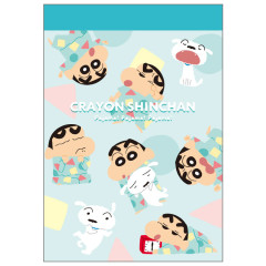 Japan Crayon Shin-chan Mini Notepad - Shinnosuke Nohara & Shiro : Pajama Mint