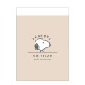 Japan Peanuts Mini Notepad - Snoopy : Beige - 1