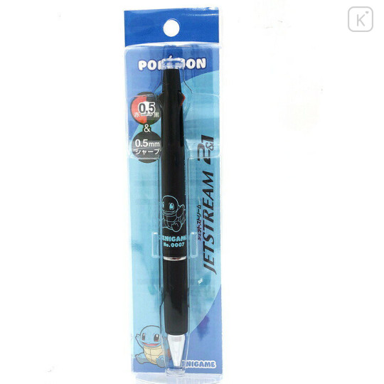 Japan Pokemon Jetstream 2&1 Multi Ballpoint Pen + Mechanical Pencil - Squirtle - 1