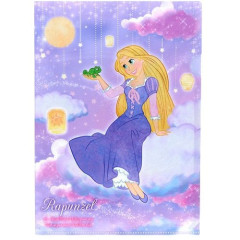 Japan Disney A4 Clear Holder - Rapunzel : Dreamy and Cute! Bedtime