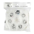 Japan Peanuts Small Case 7-Compartment - Snoopy & Woodstock - 1
