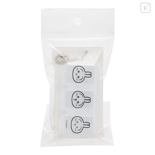 Japan Chiikawa Joint Free Case 3-Compartment - Usagi - 6