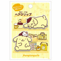 Japan Sanrio Rubber Hair Clip Set - Pompompurin : 30th Anniversary - 1