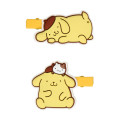 Japan Sanrio Rubber Hair Clip Set - Pompompurin : 30th Anniversary - 2