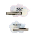 Japan Sanrio Acrylic Hair Clip Set - Hello Kitty & Kuromi & Pompompurin : 30th Anniversary - 3