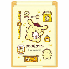 Japan Sanrio Folding Mirror - Pompompurin : 30th Anniversary