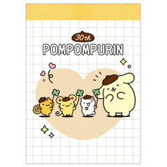Japan Sanrio Mini Notepad - Pompompurin : 30th Anniversary