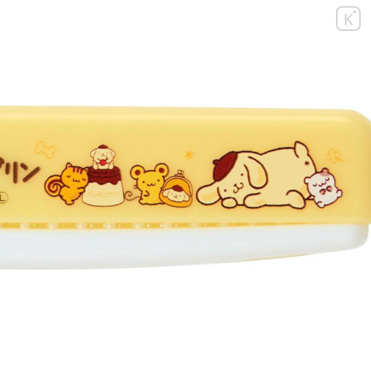 Japan Sanrio Folding Brush & Comb - Pompompurin : 30th Anniversary - 4