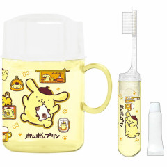 Japan Sanrio Toothbrush Set - Pompompurin : 30th Anniversary