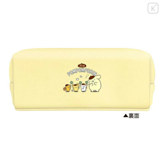 Japan Sanrio Twin Zipper Pen Case - Pompompurin : 30th Anniversary - 2