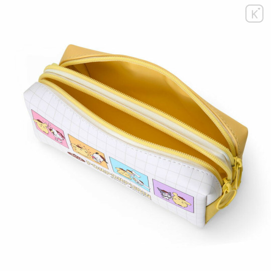 Japan Sanrio Twin Zipper Pen Case - Pompompurin : 30th Anniversary - 3