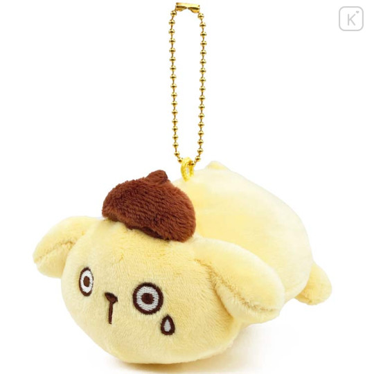 Japan Sanrio Mascot Holder - Pompompurin : 30th Anniversary Shocked Pukupuku - 1