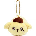 Japan Sanrio Mascot Holder - Pompompurin : 30th Anniversary Shocked Pukupuku - 2