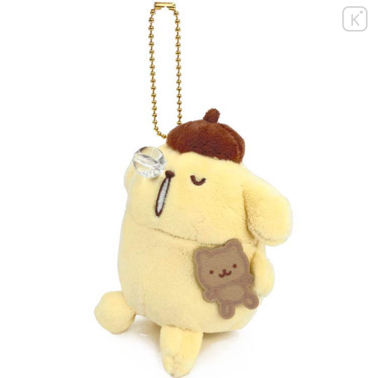 Japan Sanrio Mascot Holder - Pompompurin : 30th Anniversary Sleeping Snoring - 1