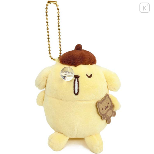 Japan Sanrio Mascot Holder - Pompompurin : 30th Anniversary Sleeping Snoring - 2