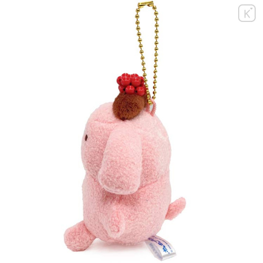 Japan Sanrio Mascot Holder - Pompompurin : 30th Anniversary Strawberry - 2