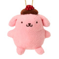 [Pre-order] Japan Sanrio Mascot Holder - Pompompurin : 30th Anniversary Strawberry - 2
