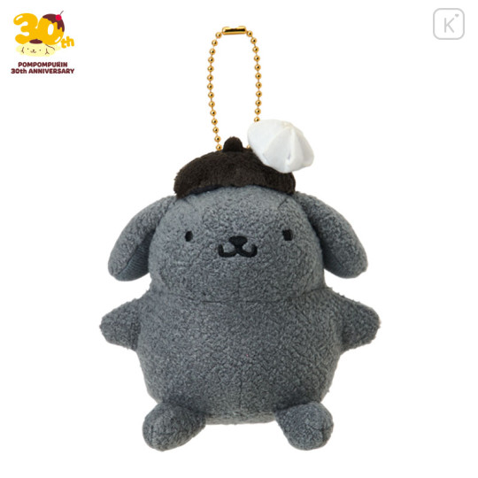 [Pre-order] Japan Sanrio Mascot Holder - Pompompurin : 30th Anniversary Sesame - 1