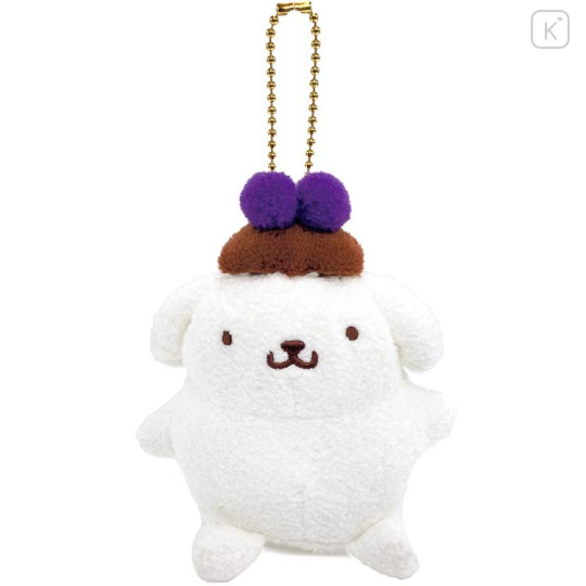 Japan Sanrio Mascot Holder - Pompompurin : 30th Anniversary Milk - 1