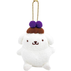 Japan Sanrio Mascot Holder - Pompompurin : 30th Anniversary Milk