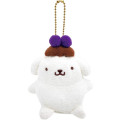 Japan Sanrio Mascot Holder - Pompompurin : 30th Anniversary Milk - 1