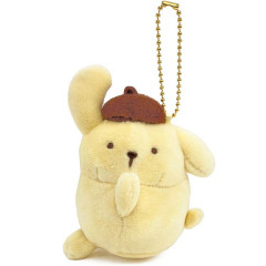 Japan Sanrio Mascot Holder - Pompompurin : 30th Anniversary Oops Butt