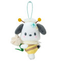 Japan Sanrio Original Mascot Holder - Pochacco : Flower Loving Little Bee - 1