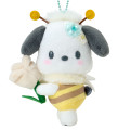 Japan Sanrio Original Mascot Holder - Pochacco : Flower Loving Little Bee - 2