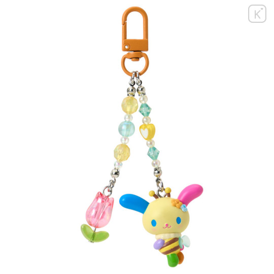 Japan Sanrio Original Keychain - Usahana : Flower Loving Little Bee - 1