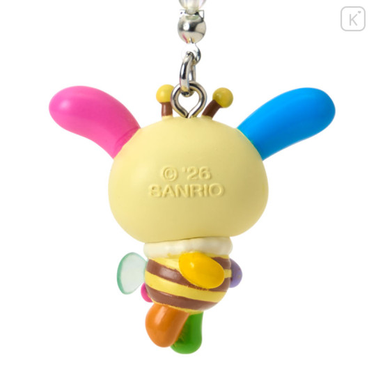 Japan Sanrio Original Keychain - Usahana : Flower Loving Little Bee - 3