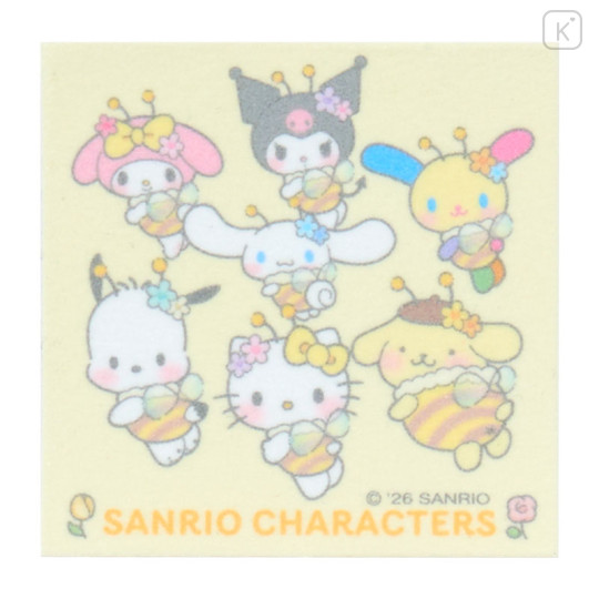 Japan Sanrio Original Sticker Set - Flower Loving Little Bee - 3
