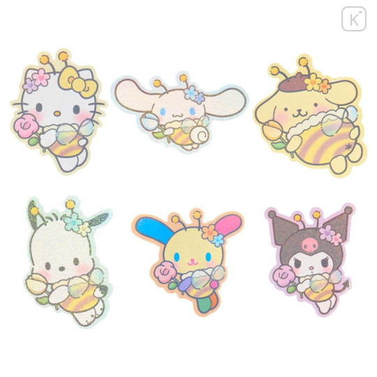Japan Sanrio Original Sticker Set - Flower Loving Little Bee - 5