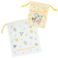 Japan Sanrio Original Drawstring Bag Set - Flower Loving Little Bee - 1