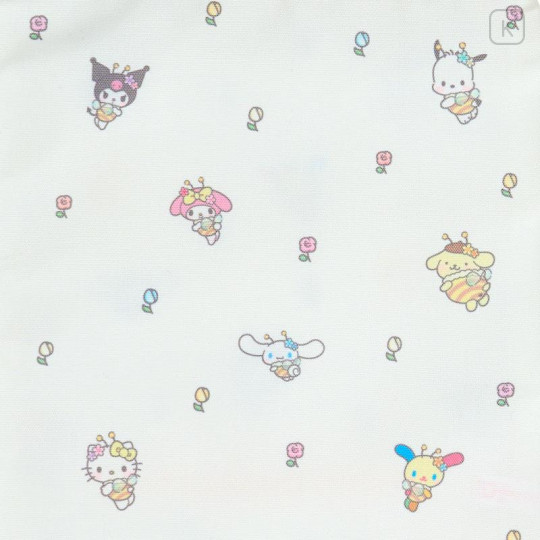 Japan Sanrio Original Drawstring Bag Set - Flower Loving Little Bee - 4