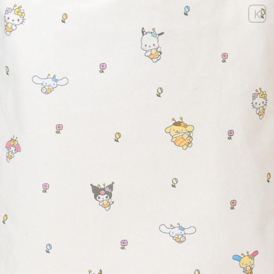Japan Sanrio Original Tote Bag - Flower Loving Little Bee - 5