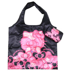 Japan Sanrio Satin Eco Bag with Pouch - Hello Kitty