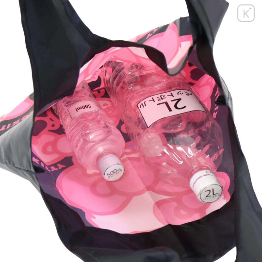 Japan Sanrio Satin Eco Bag with Pouch - Hello Kitty - 3