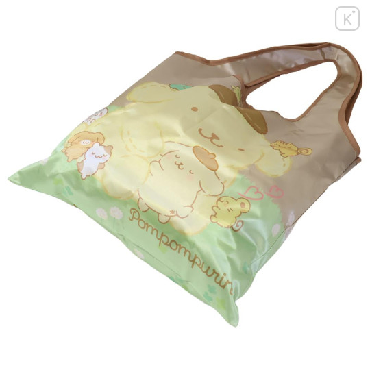 Japan Sanrio Satin Eco Bag with Pouch - Pompompurin - 2