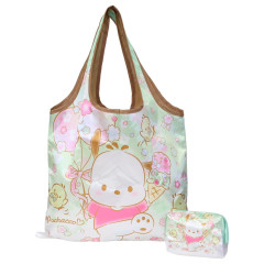 Japan Sanrio Satin Eco Bag with Pouch - Pochacco