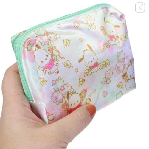 Japan Sanrio Satin Eco Bag with Pouch - Pochacco - 4