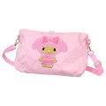 Japan Sanrio Sagara Embroidery Shoulder Bag - My Melody : Suntan - 1