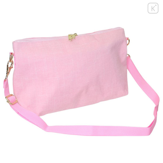 Japan Sanrio Sagara Embroidery Shoulder Bag - My Melody : Suntan - 2