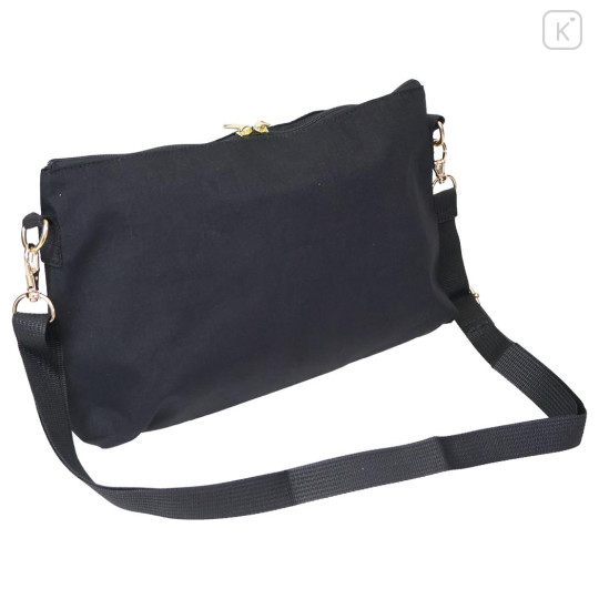 Japan Sanrio Sagara Embroidery Shoulder Bag - Kuromi : Suntan - 2