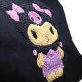 Japan Sanrio Sagara Embroidery Shoulder Bag - Kuromi : Suntan - 5