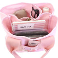 Japan Sanrio Canvas Mini Tote Bag with Dividers - My Melody - 3