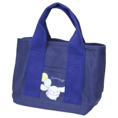 Japan Sanrio Canvas Mini Tote Bag with Dividers - Cinnamoroll