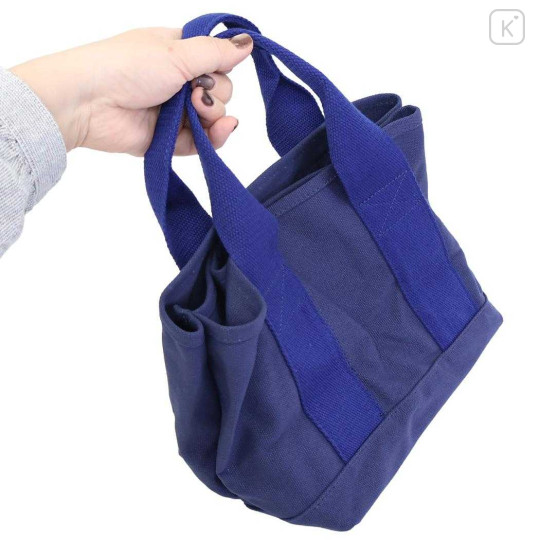 Japan Sanrio Canvas Mini Tote Bag with Dividers - Cinnamoroll - 2