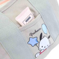 Japan Sanrio Canvas Mini Tote Bag with Dividers - Pochacco - 4